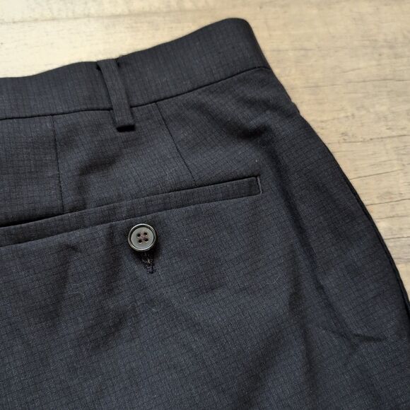 Polo by Ralph Lauren Dress Pants Mens 42Wx32L In Black Pleated - Picture 6 of 6